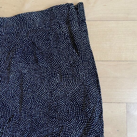 𝅺LEITH Bnwt High Waist Wide Leg Pant White Dots Xxl - Picture 5 of 9